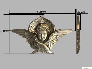 Angels (Cherub, AN_0207) 3D models for cnc