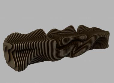 Sofas (Parametric shop, DIV_0164) 3D models for cnc