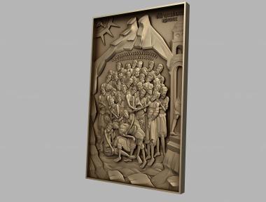 Icons (Holy Forty Martyrs of Sebaste, IK_1929) 3D models for cnc