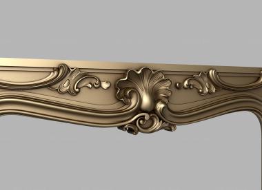 Fireplaces (Fireplace with shell, KM_0261) 3D models for cnc