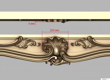 Fireplaces (Fireplace with shell, KM_0261) 3D models for cnc
