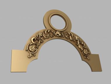 Crown (Cross in a circle, KOR_0314) 3D models for cnc