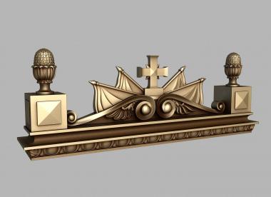 Crown (Classic chair top, KOR_0326) 3D models for cnc