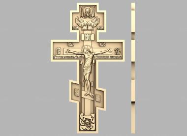 Crosses (Large crucifix on the grave, KRS_0244) 3D models for cnc