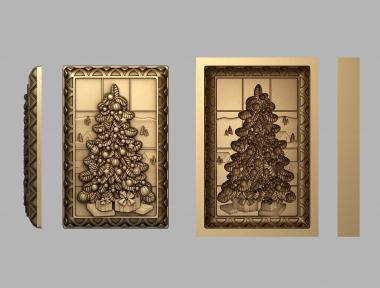 Art pano (Gingerbread shape christmas tree, PH_0424) 3D models for cnc
