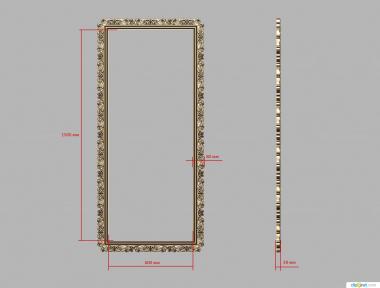 Mirrors and frames (, RM_0991) 3D models for cnc