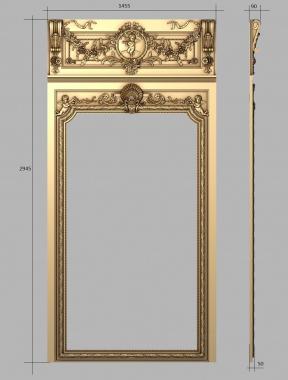 Mirrors and frames (, RM_1008) 3D models for cnc