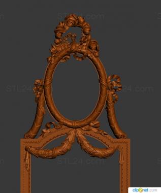 Mirrors and frames (Antique frame floor, RM_1011) 3D models for cnc