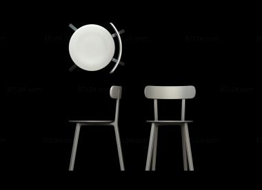 Chair (High chair for children, STUL_0142) 3D models for cnc