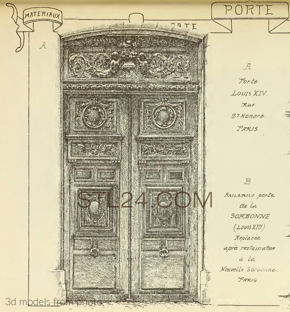 Entrance doors - ENTRY DOOR_0001 - | 3D model 3DSMAX / OBJ / STL. 3D ...