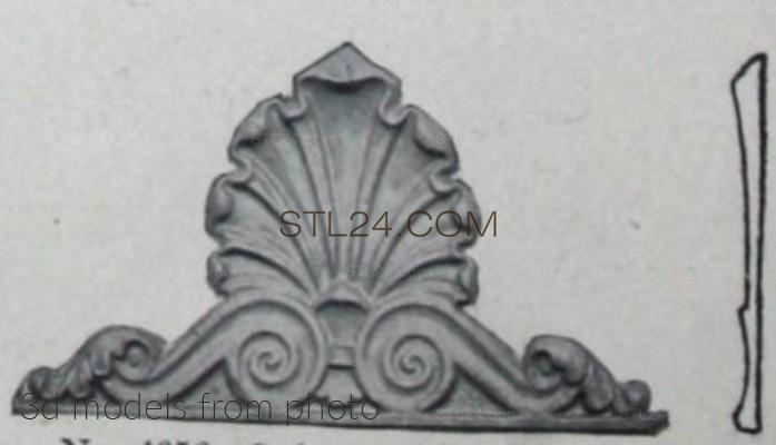 Shell Frame Stl File Shells - SHELL_0039 - | 3D model 3DSMAX / OBJ / STL. 3D stl model for CNC