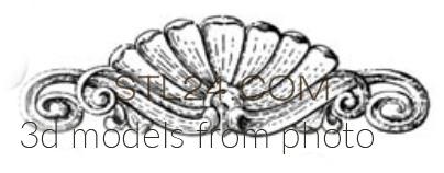 Shell Frame Stl File Shells - SHELL_0201 - | 3D model 3DSMAX / OBJ / STL. 3D stl model for CNC