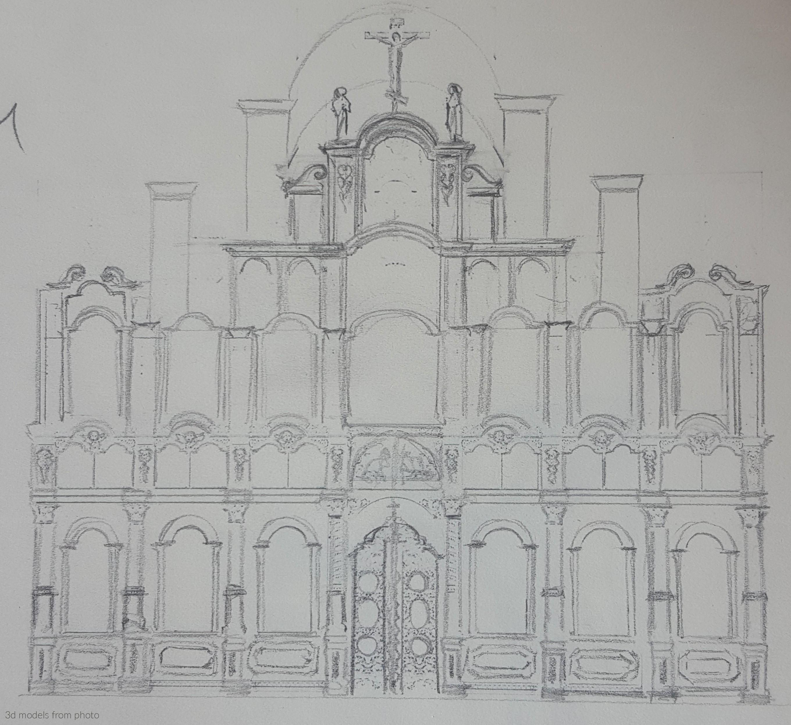 Iconostases - ICONOSTASIS_0089 - | 3D model 3DSMAX / OBJ / STL. 3D stl ...