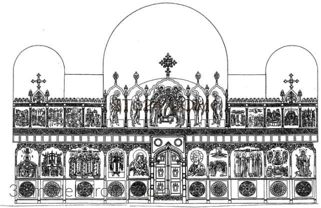 Iconostases - ICONOSTASIS_0177 - | 3D model 3DSMAX / OBJ / STL. 3D stl ...