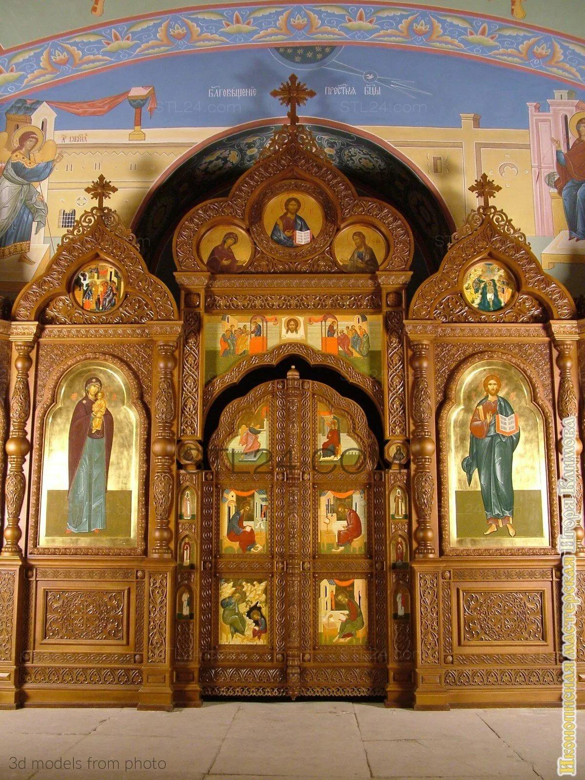 Iconostases - ICONOSTASIS_0197 - | 3D model 3DSMAX / OBJ / STL. 3D stl ...