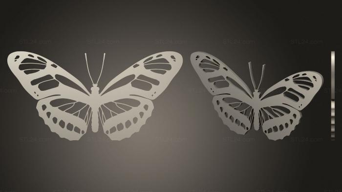 2D (Butterfly 33 (repaired), 2D_0011) 3D models for cnc