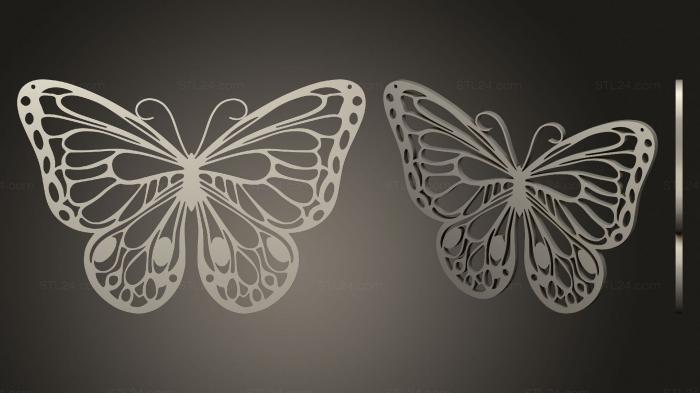 2D (Butterfly 34 (repaired), 2D_0012) 3D models for cnc