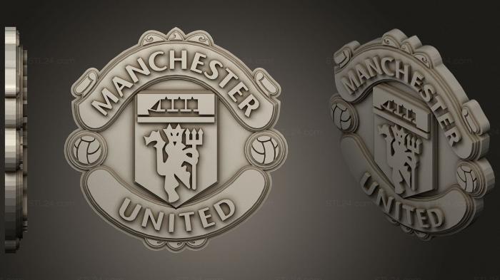 2D (Manchester United 3D, 2D_0122) 3D models for cnc