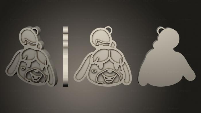 2D (Animal Crossing Marie, 2D_0277) 3D models for cnc