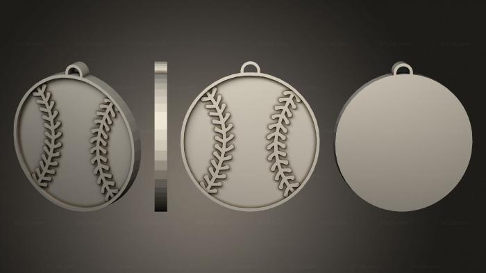 2D (Baseball, 2D_0293) 3D models for cnc