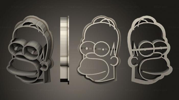 Cookie Cutter Homer Jay Simpson