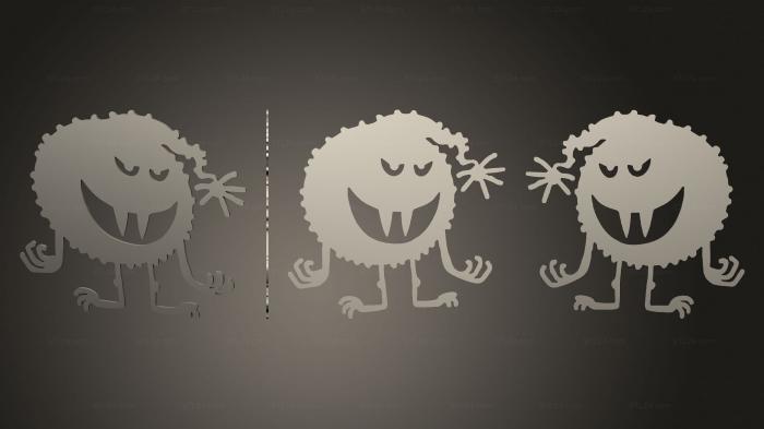 Cute monsters virus