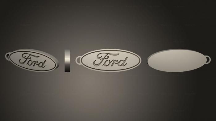 2D (Ford, 2D_0555) 3D models for cnc