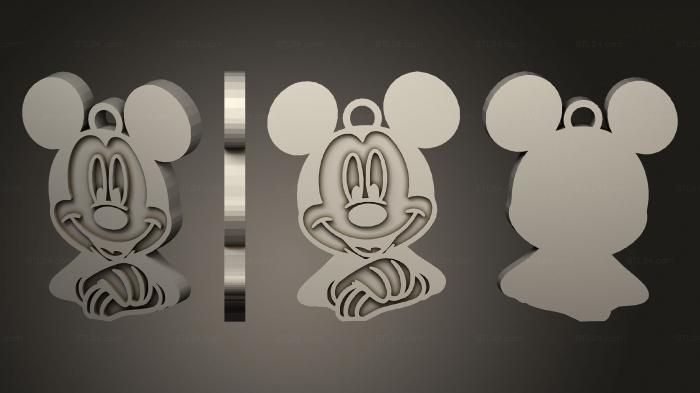2D (Mickey grand 1, 2D_0674) 3D models for cnc