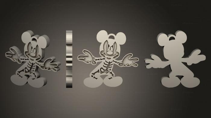 2D (Mickey Halloween 2, 2D_0677) 3D models for cnc