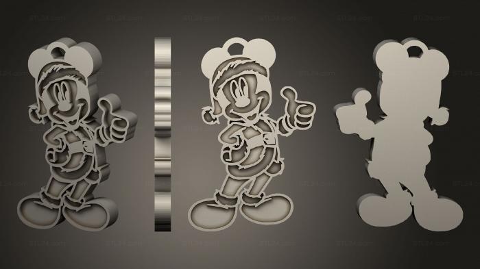 2D (Mickey Noel 2, 2D_0680) 3D models for cnc