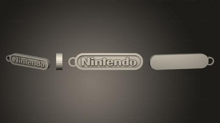 2D (Nintendo logo, 2D_0723) 3D models for cnc