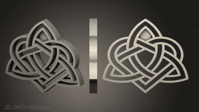 magnets celtic heart