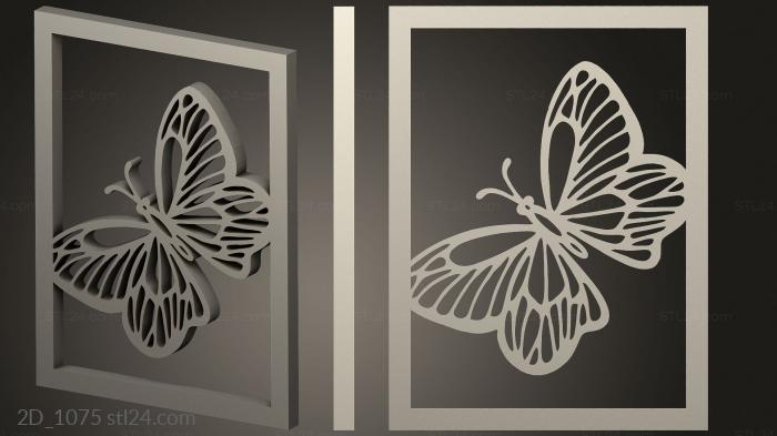 Deco Butterfly Lantern With Swappable Panel