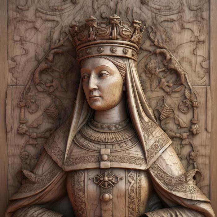 Famous (Isabella I Queen of Castile 3, 3DFMS_6142) 3D models for cnc