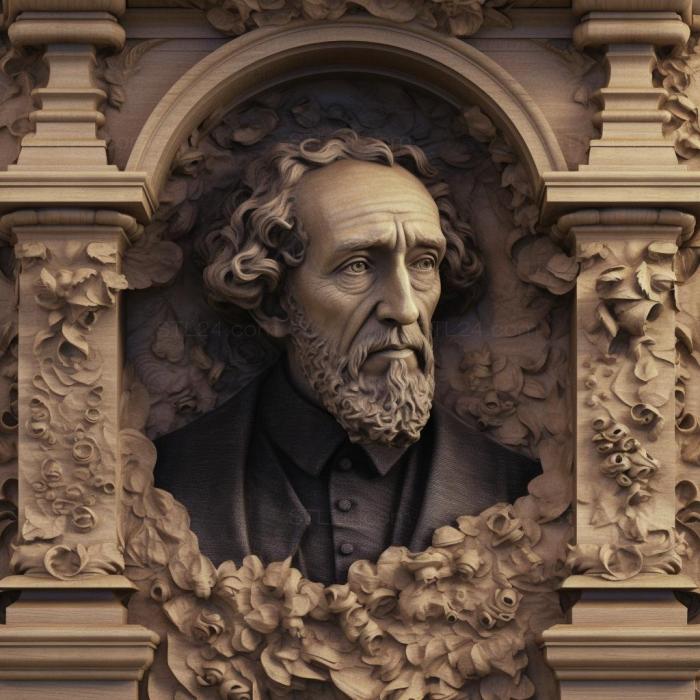 Знаменитости (Felix Mendelssohn Bartholdi 4, 3DFMS_6559) 3D модель для ЧПУ станка