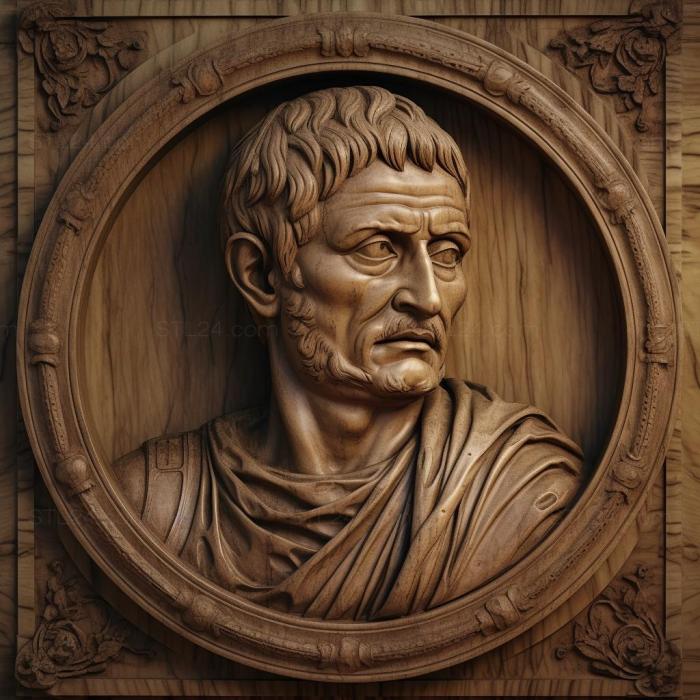 Знаменитости (Gaius Julius Caesar 1, 3DFMS_6744) 3D модель для ЧПУ станка