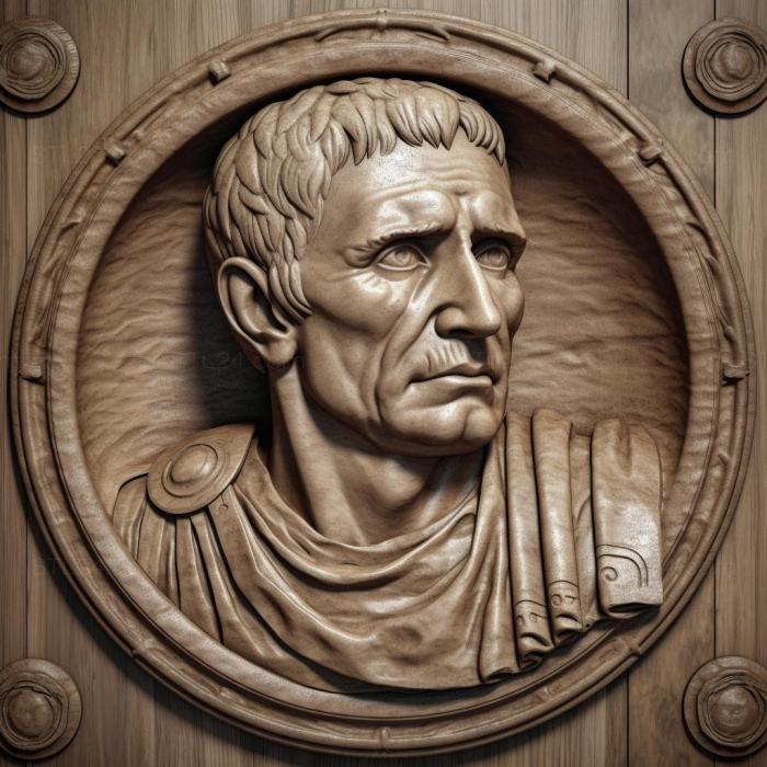 Famous (Gaius Julius Caesar 2, 3DFMS_6745) 3D models for cnc