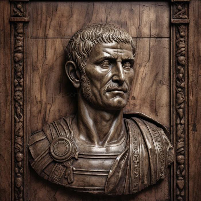 Famous (Gaius Julius Caesar 4, 3DFMS_6747) 3D models for cnc