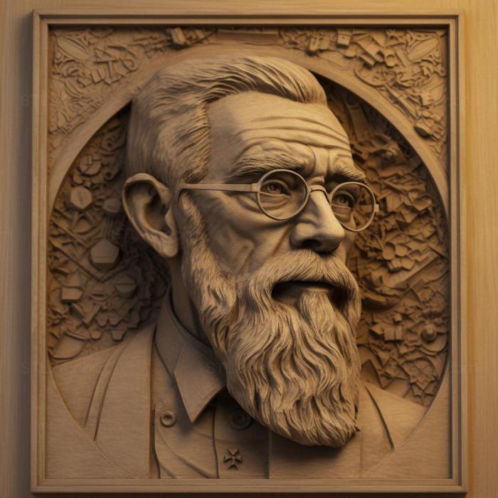 Famous (Nikolai Andreevich Rimsky Korsakov 1, 3DFMS_6792) 3D models for cnc