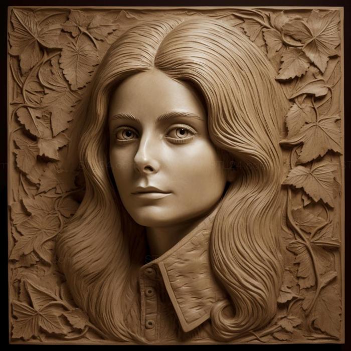 Famous (Catherine Deneuve 3, 3DFMS_6838) 3D models for cnc