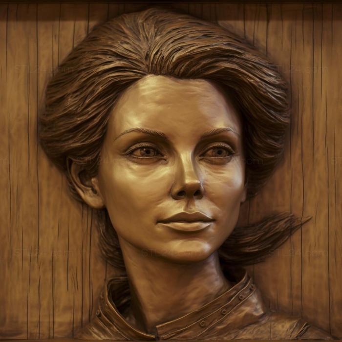 Famous (Catherine Zeta Jones 1, 3DFMS_6984) 3D models for cnc