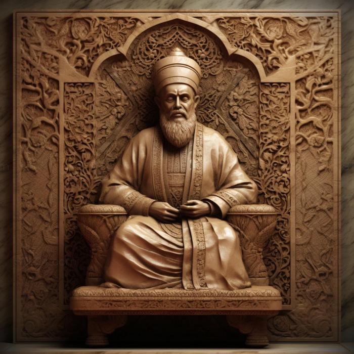 Famous (Har Gobind of the Quran 1, 3DFMS_7084) 3D models for cnc