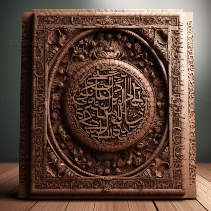Famous (Har Gobind of the Quran 3, 3DFMS_7086) 3D models for cnc