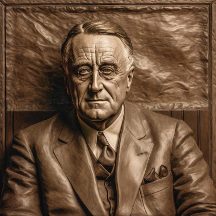 Franklin Delano Roosevelt US President 4