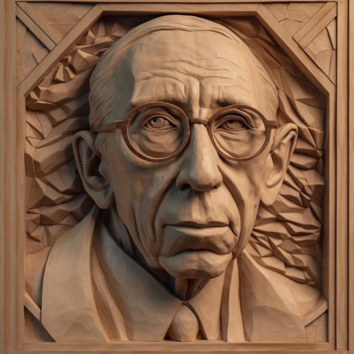Famous (The Russian Empire Igor Stravinsky 1, 3DFMS_7208) 3D models for cnc