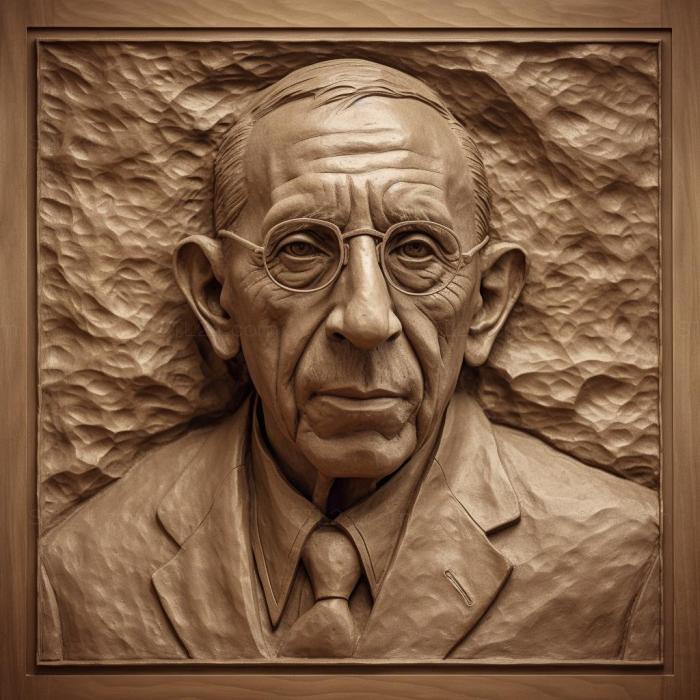 Famous (The Russian Empire Igor Stravinsky 4, 3DFMS_7211) 3D models for cnc