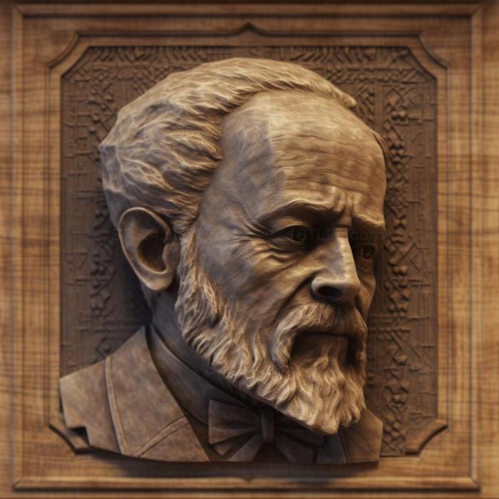 Famous (Pyotr Ilyich Tchaikovsky 3, 3DFMS_7254) 3D models for cnc