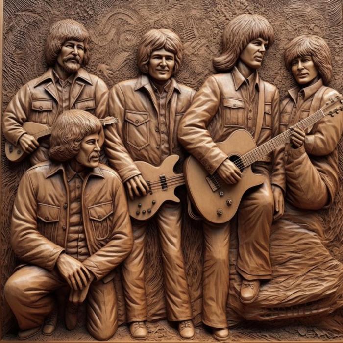 Famous (Creedence Clearwater Revival 2, 3DFMS_7481) 3D models for cnc