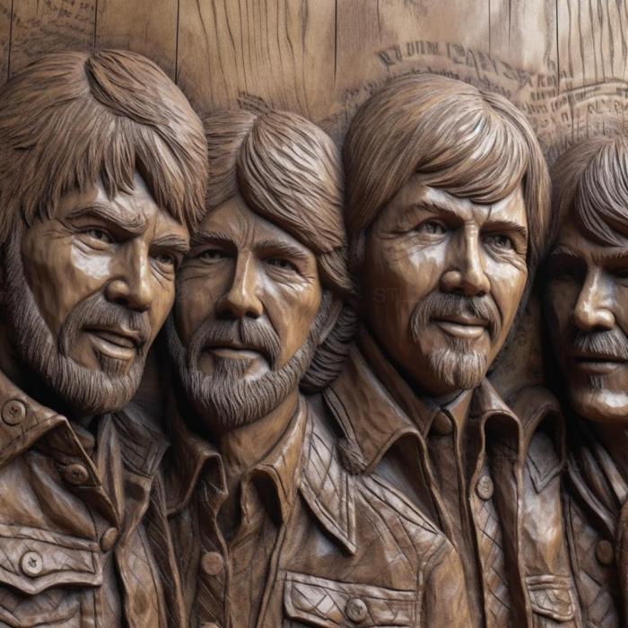 Famous (Creedence Clearwater Revival 3, 3DFMS_7482) 3D models for cnc