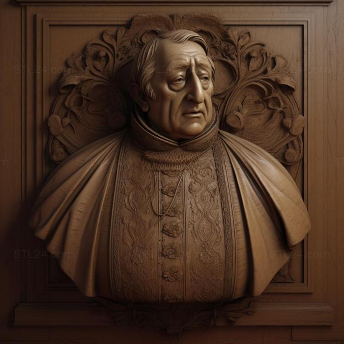 Famous (Gioacchino Rossini 1, 3DFMS_7540) 3D models for cnc